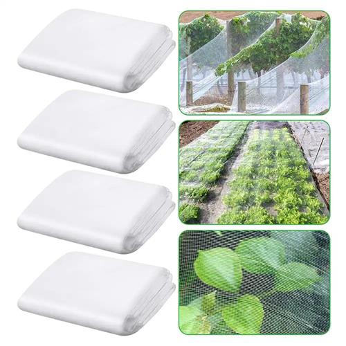 ตาข่ายป้องกันแมลงในการเกษตรที่มีความเสถียรต่อรังสี UV สุทธิ HDPE สำหรับสวนฟาร์มผักเรือนกระจก