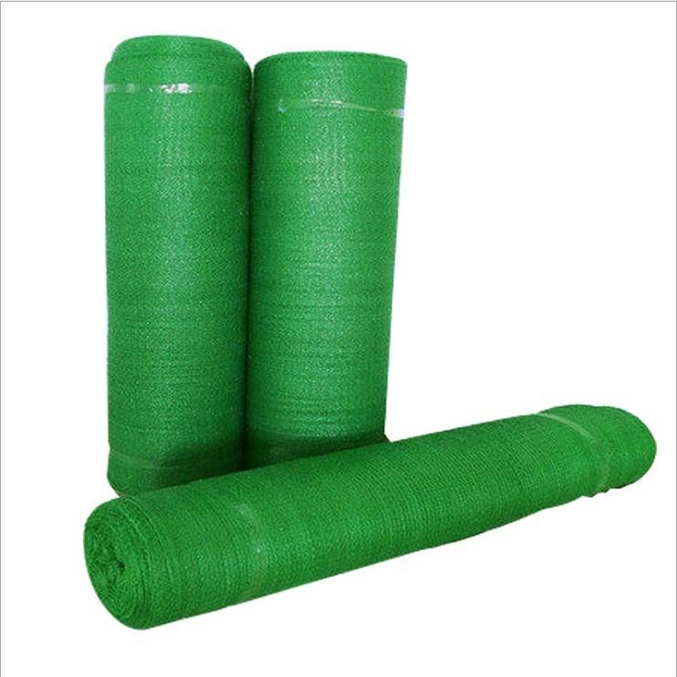 ตาข่ายกันฝุ่น HDPE สุทธิ ตาข่ายกันฝุ่นจากการก่อสร้างที่มีความเสถียรต่อรังสี UV สำหรับการปราบปรามฝุ่นกองถ่านหินในไซต์อาคาร