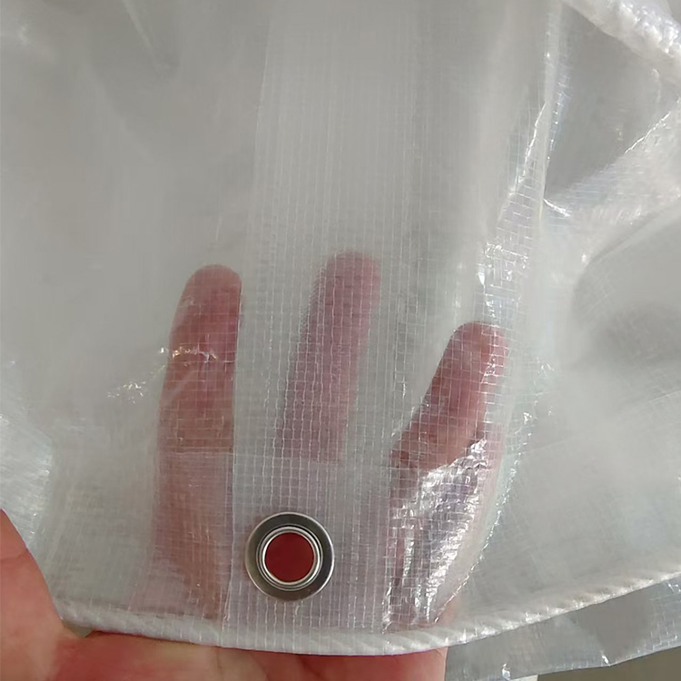 ผ้าใบกันน้ำ PE โปร่งใสสำหรับงานหนัก